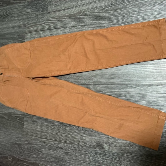 Madewell Tan High Rise Jeans - Picture 4 of 16